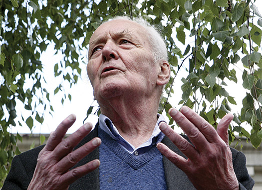 Islington Council and Tony Benn reveal a plaque commemorating the Peasants Revolt, on the Highbury Barn Tavern. Tony Benn is pictured speaking to the crowd about the Peasants Revolt, outside the Highbury Barn.