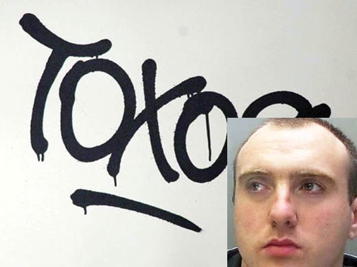 Tale of two graffiti artists – While Bansky basks in fame, tagger Daniel ‘Tox’ Halpin heads to prison news160611_05