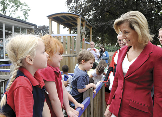 Countess of Wessex praises ‘planting in the playground’ at Tufnell Park Primary School Royal visitor
