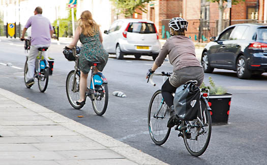 Hospital: ‘Use roads for walking and cycling’ Cyclists using Royal College Street