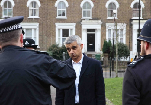 Where is the voice of outrage over knife crime crisis? London Mayor Sadiq Khan Kentish Town police visit