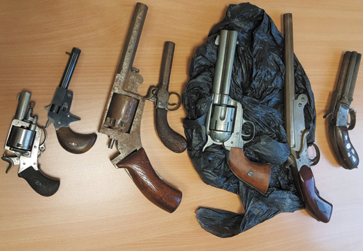 Guns handed in