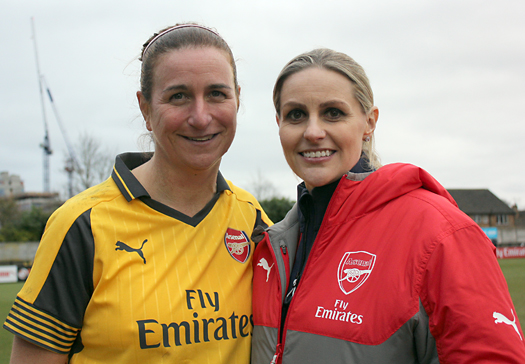 Day of high emotion for Arsenal legend Kelly MarieanneSpacey-Kelly Smith