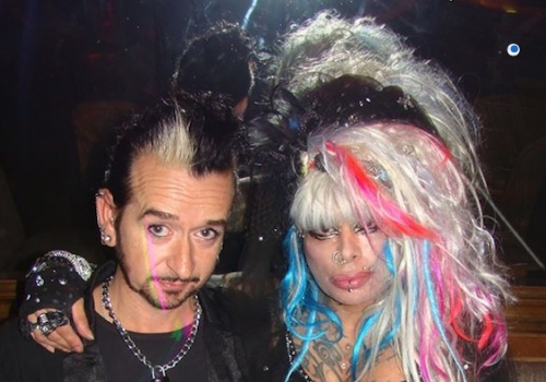 Michael Dixon with partner Mia Joseph