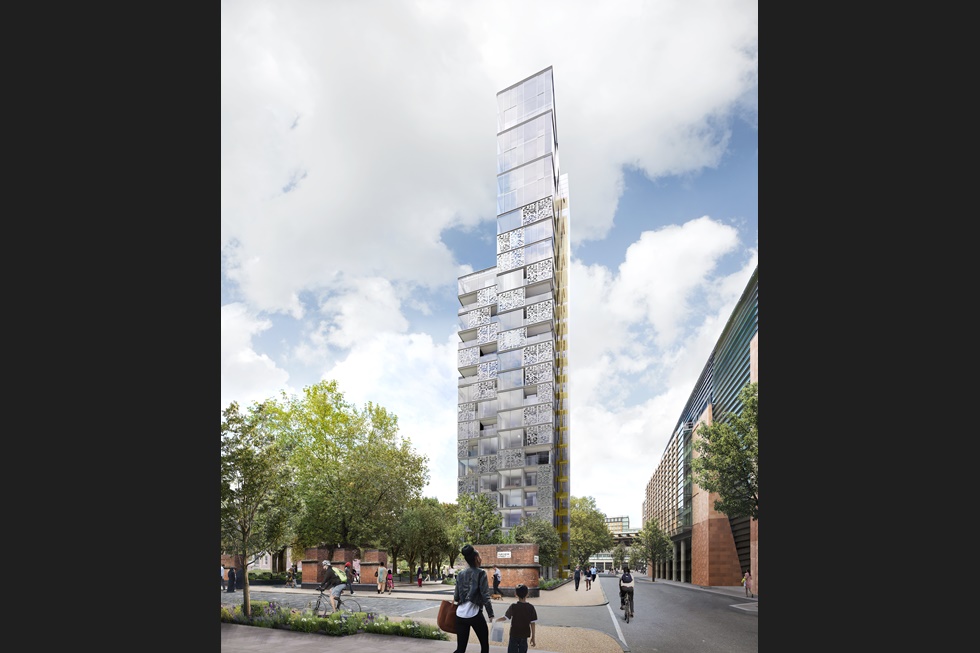 Does the public-private homes strategy really deliver? Somers Town-Brill Place Tower-artist's impression001-2016