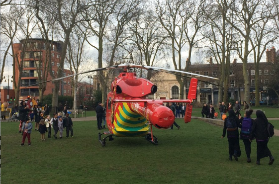 Man rushed to hospital after stabbing air-ambulance(2)