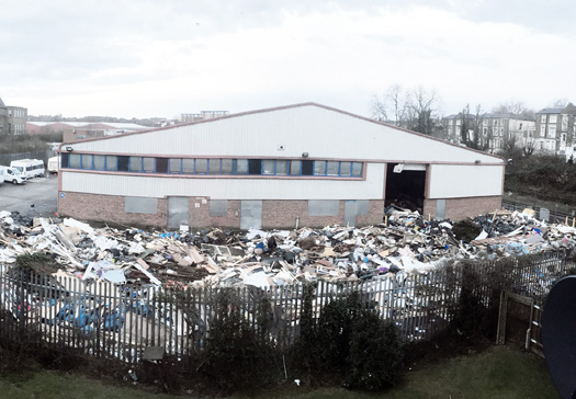 Neighbours left stunned by five days of fly-tipping near their homes Fly tip 04 03 2017 rubbish new 2