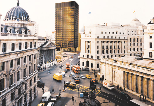 Circling the Square Mies-designed tower block for Mansion House Square scheme © John Donat RIBA Collections