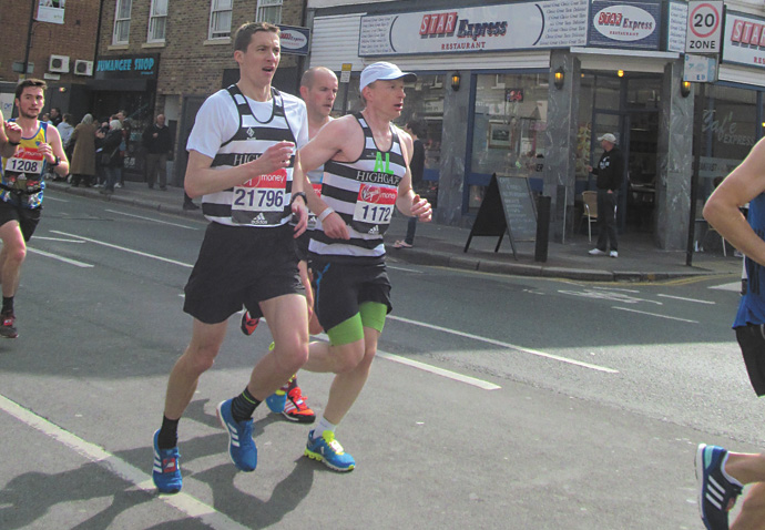 Harriers squad hit the 26-mile road Davis-Holland