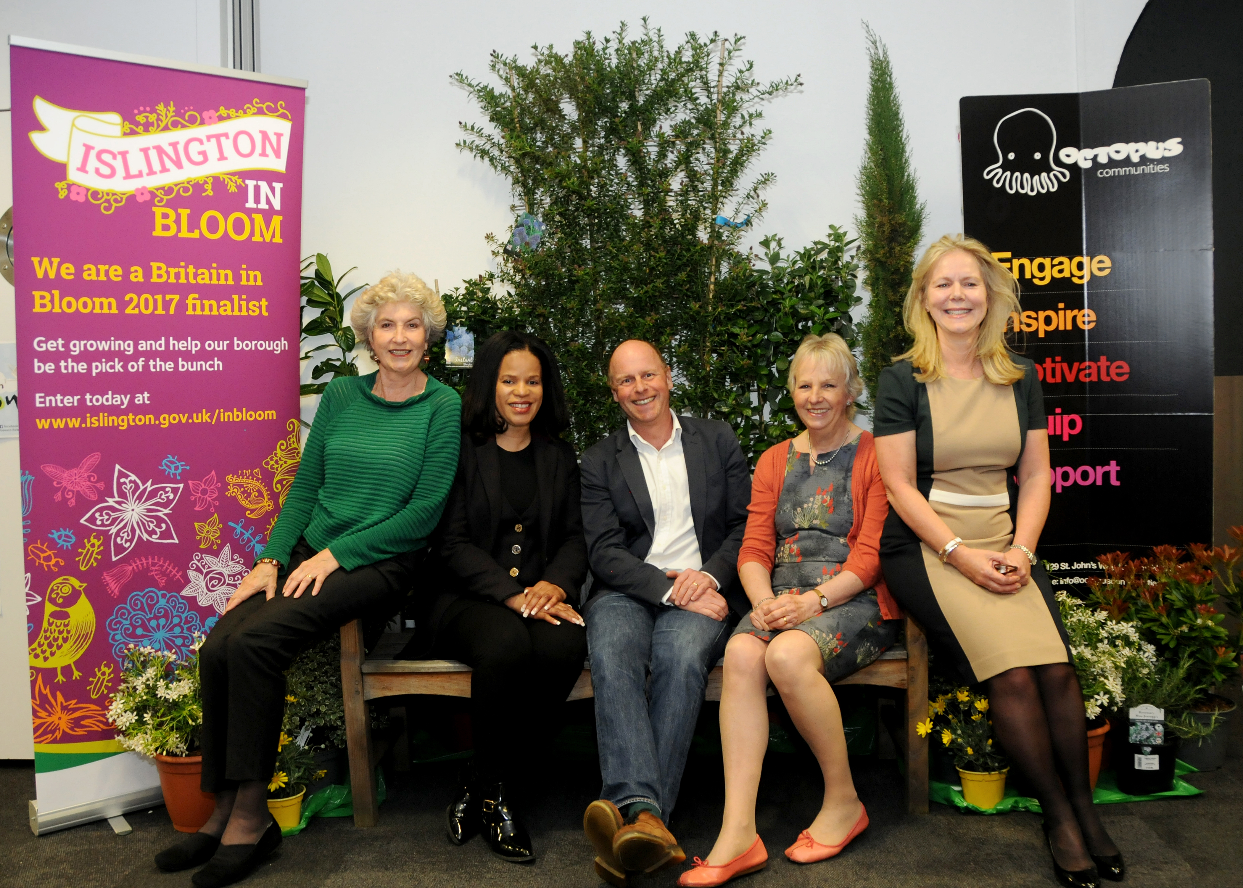 BBC presenter opens horticultural contest Islington in Bloom