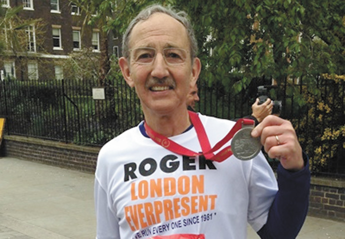 37 years on, marathon man Roger is still running ROGER LOW