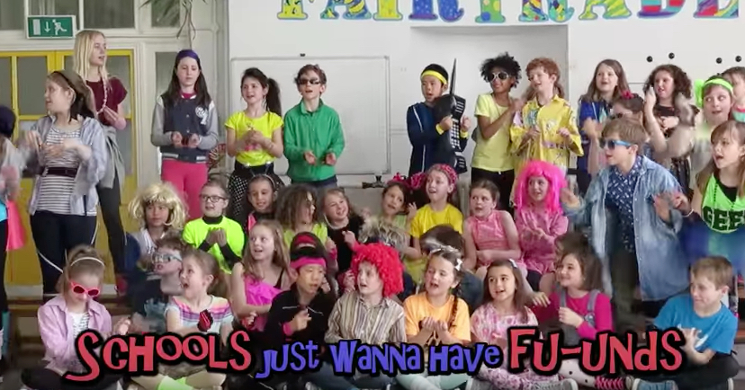 ‘Schools Just Want To Have Funds’: Yerbury pupils’ song against funding cuts Schools want funds JPG