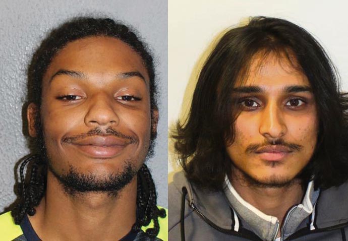 Mobile phone snatchers on moped are jailed Zuriel Hutson and Sharuk Sheraji