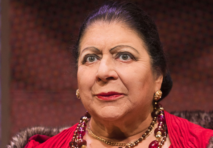 Miriam Margolyes in Madame Rubinstein at Park Theatre. Photo by Simon Annand 165