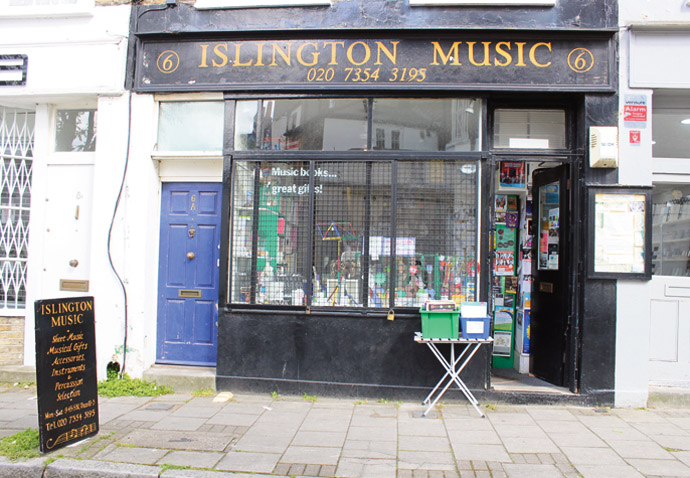 End of an era as Islington Music closes after 30 years Music shop IMG_0916