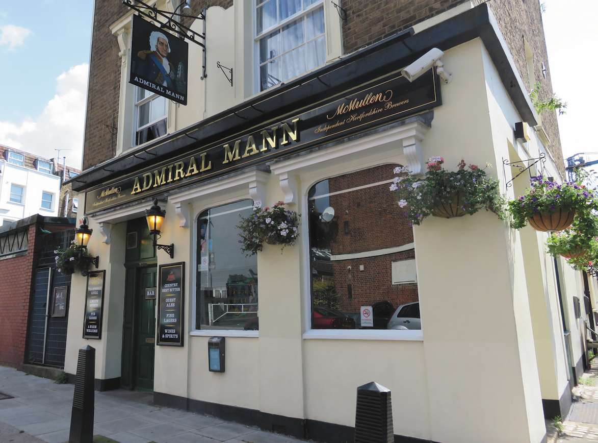 Planners throw out Admiral Mann pub flats bid – again Admiral Mann (before it closed)