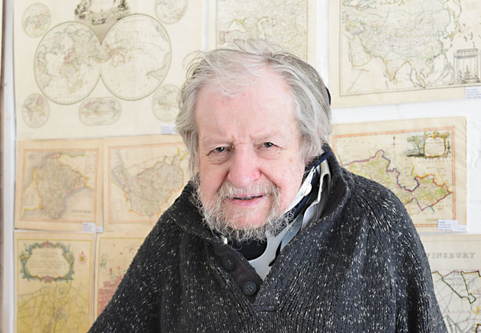 Finbar, 83, is back in business after Camden Passage flood Antiques trader Finbar McDonnell