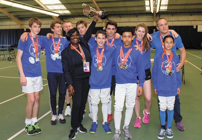 Fencers grab London Youth Games gold Camden Fencing Winners