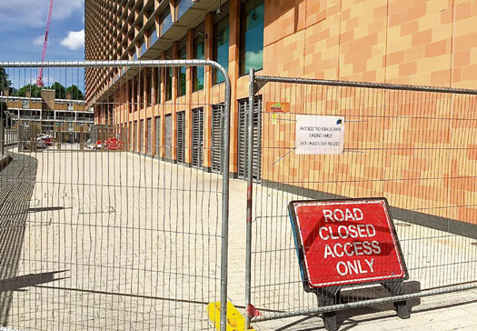 Let’s shame the Crick on this cycle path Crick-Centre-Braithwaite