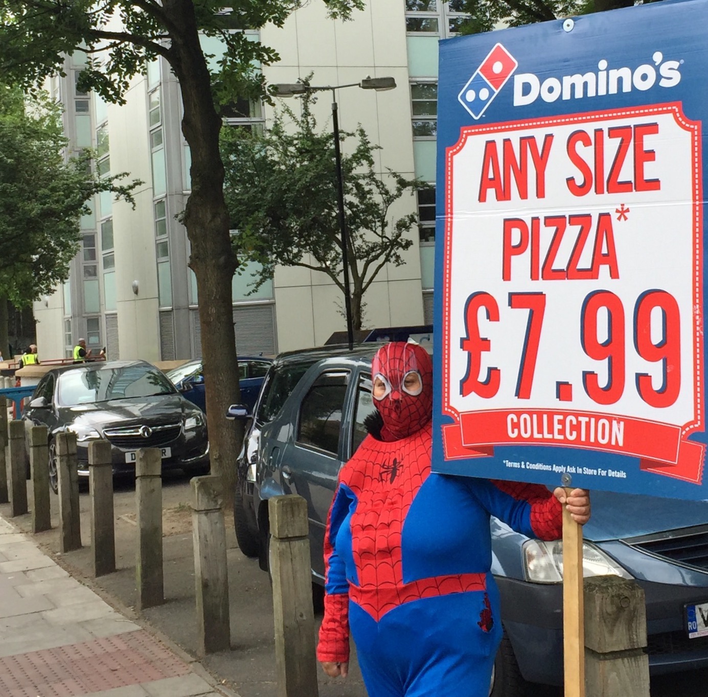 domino's spiderman