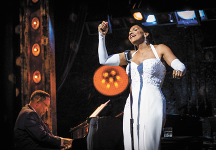 Review: Lady Day at Emerson’s Bar and Grill, at Wyndhams Theatre Audra McDonald as Billie Holiday and Shelton Becton as Jimmy Pow