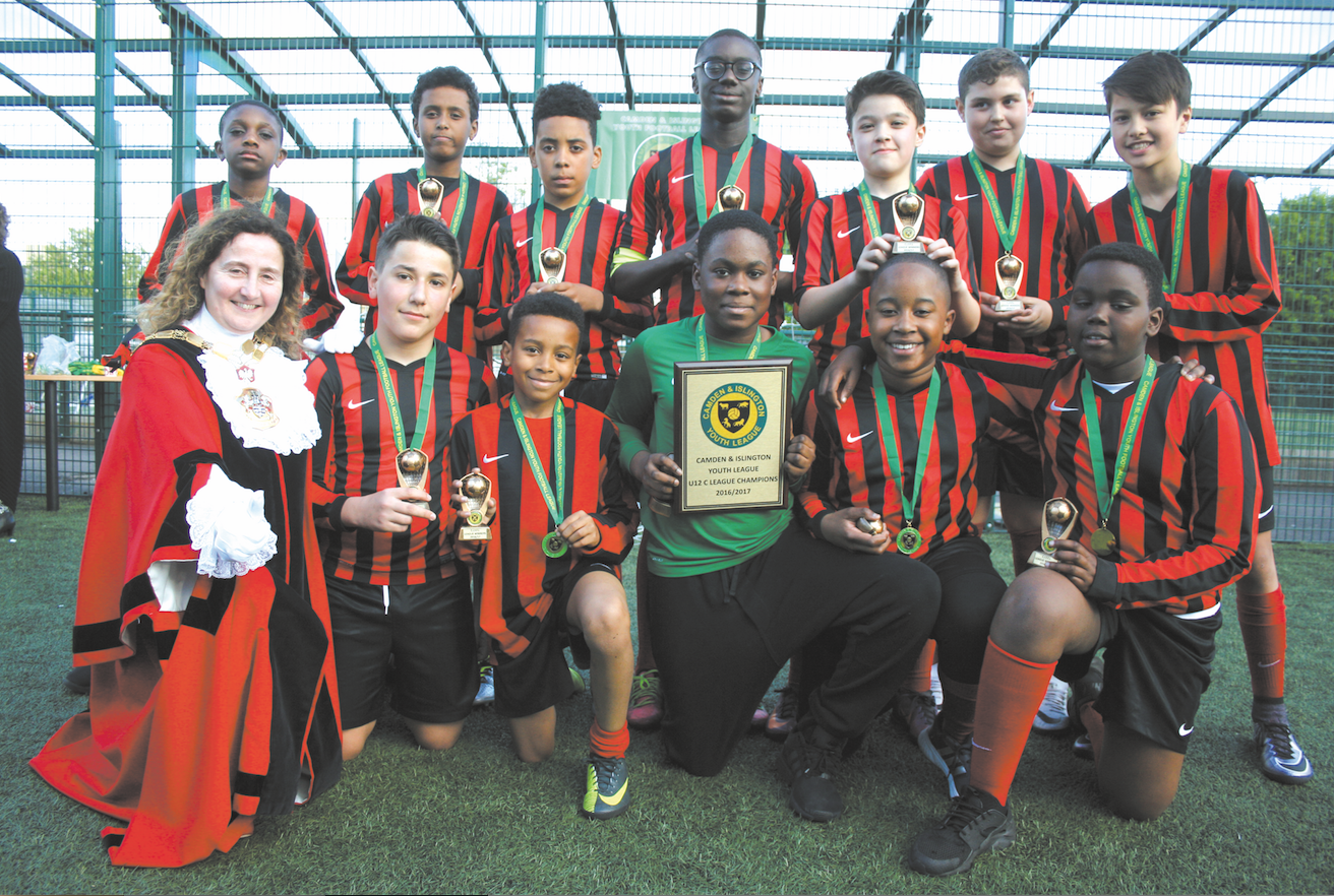 Somers Town FC net 100 goals on way to youth league title SomersTown