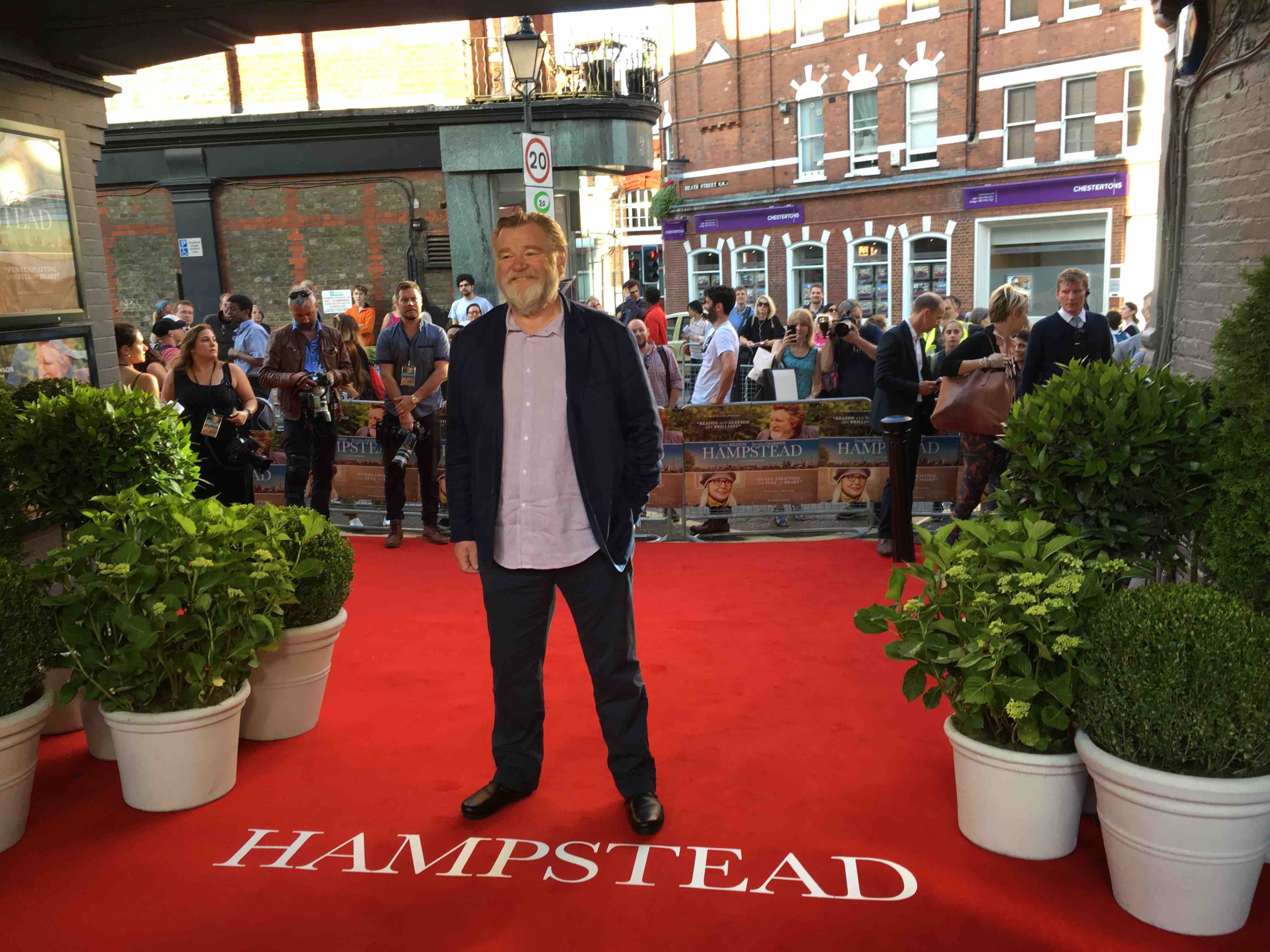Red carpet night in Hampstead: Brendan Gleeson reveals he tried to meet ‘Harry The Hermit’ hampstead2