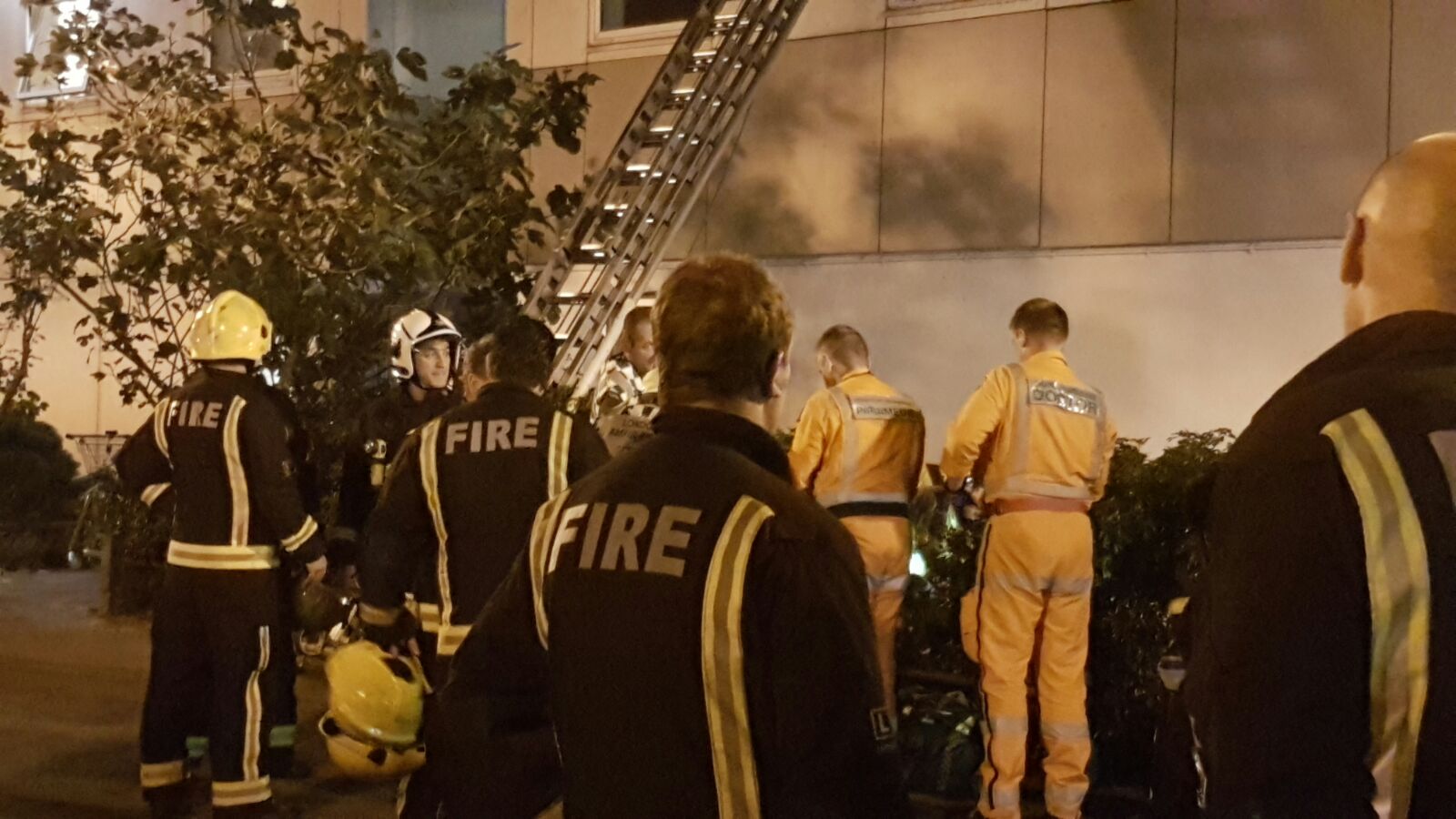 Tenants evacuated from Holloway tower block after fire holloway fire 1