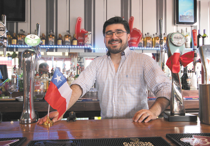 Castle Bar landlord Luis Pizarro