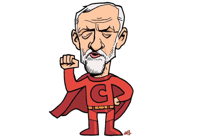 Superhero Jeremy! New graphic novel about Corbyn Corbyn comic
