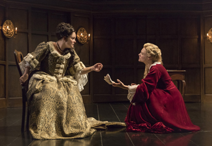 Emma Cunniffe and Romola Garai Queen Anne Credit Marc Brenner-2