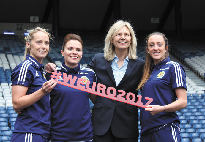 Arsenal Ladies stars set for derby of the ‘auld enemies’ JoelleMurray-JoLove-AnnaSigneul-LisaEvans