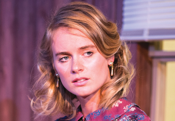 Cressida Bonas in Mrs Orwell credit Samuel Taylor.