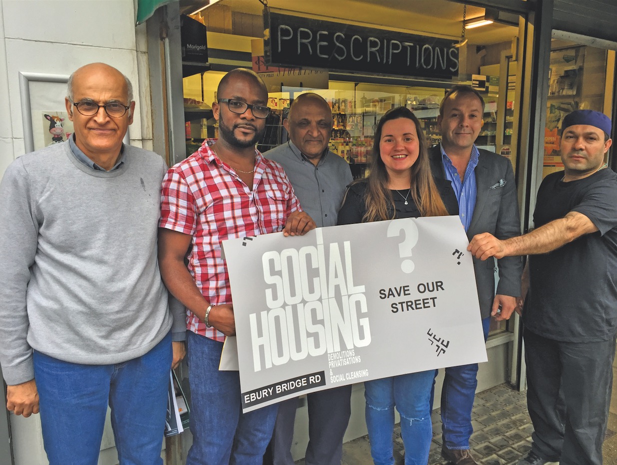 ‘Save our street’ – Ebury Bridge shop owners unite after botched regeneration plan leaves future uncertain Ebury Bridge shopkeepers