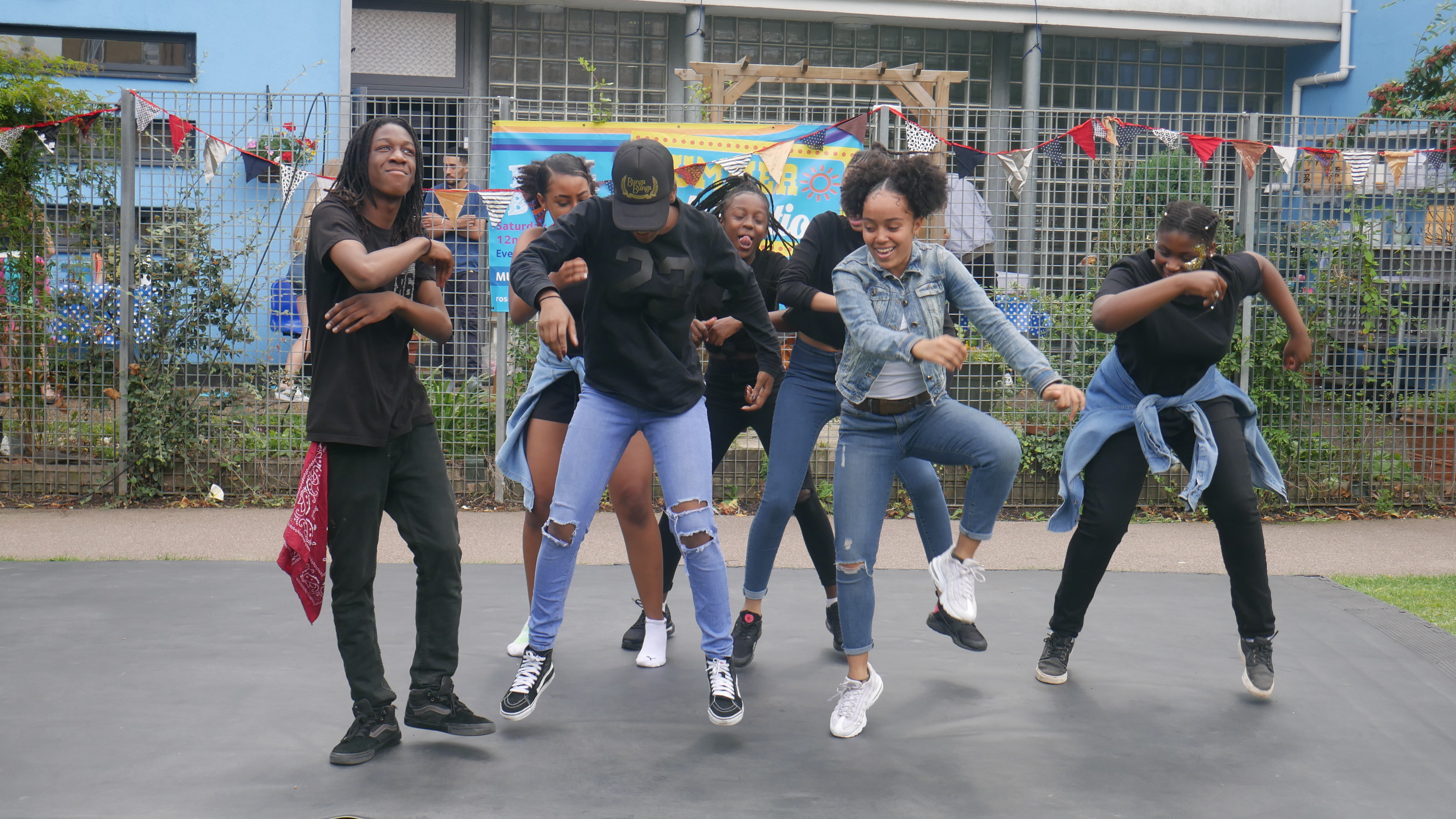 Youth centre party sees dancing and a bouncy castle Rose Bowl