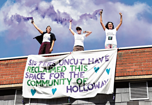 Sisters Uncut_Holloway Prison_creditNorthLondonSistersUncut