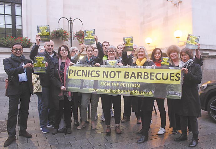 BBQ_town hall protest