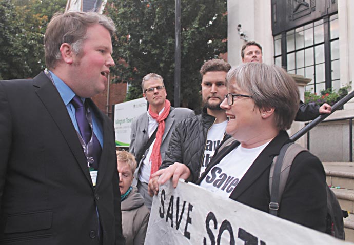 Councillors Diarmaid Ward and Caroline Russell