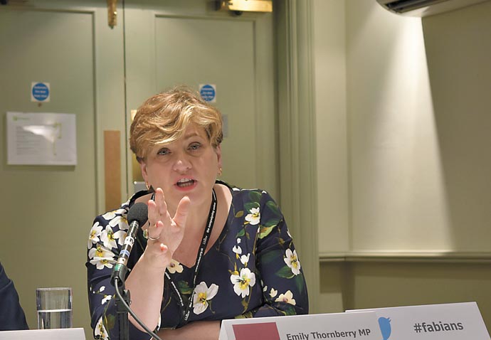 Emily Thornberry at Labour conference 2017