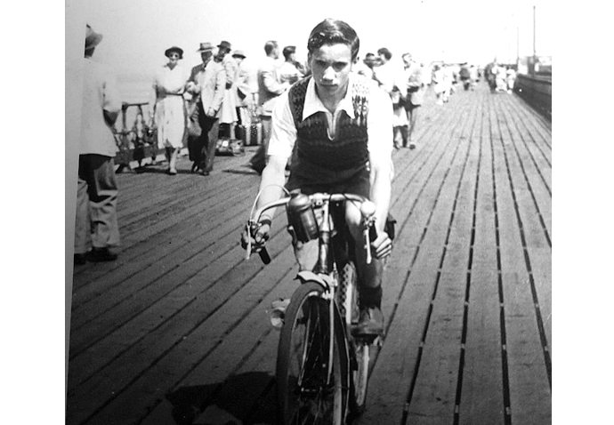 Mick Callaghan, former boxer with a business brain MICK Callaghan bike