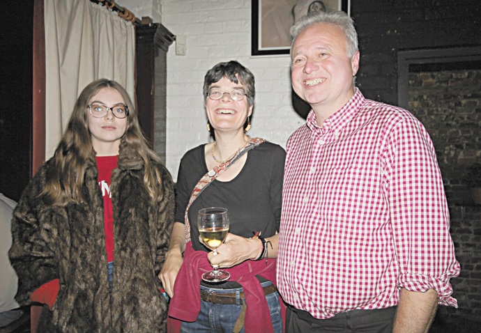 Interviewer makes familiar faces famous Nicola Baird with daughter Nell and husband Pete