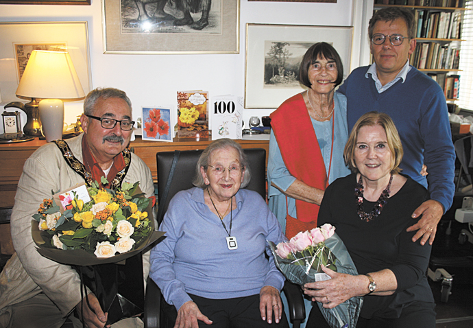 Pauline Baines 100th party