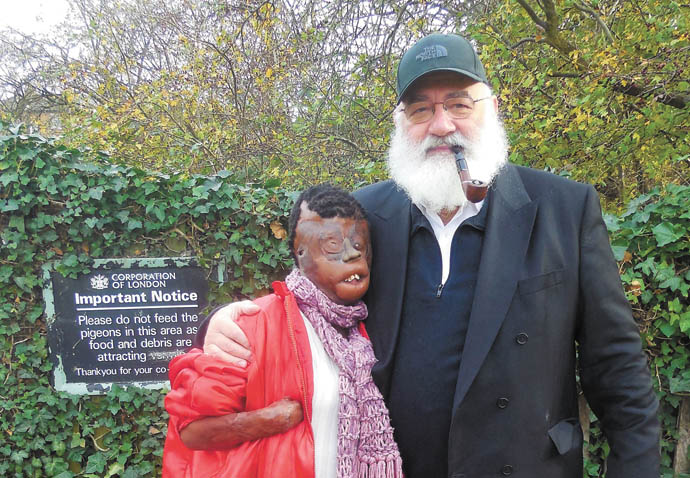 Children of Fire_Dorah meets artist Henried of Hamstead Heath