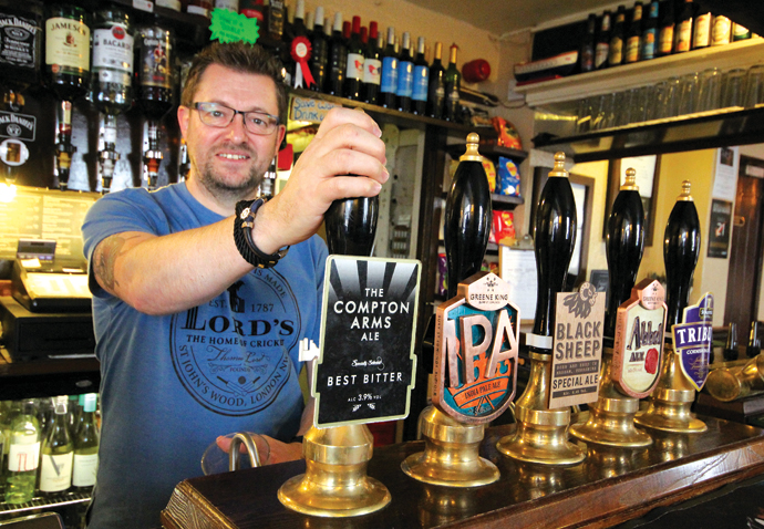 Calling time on Orwell boozer The Compton Arms? Malcolm Mant