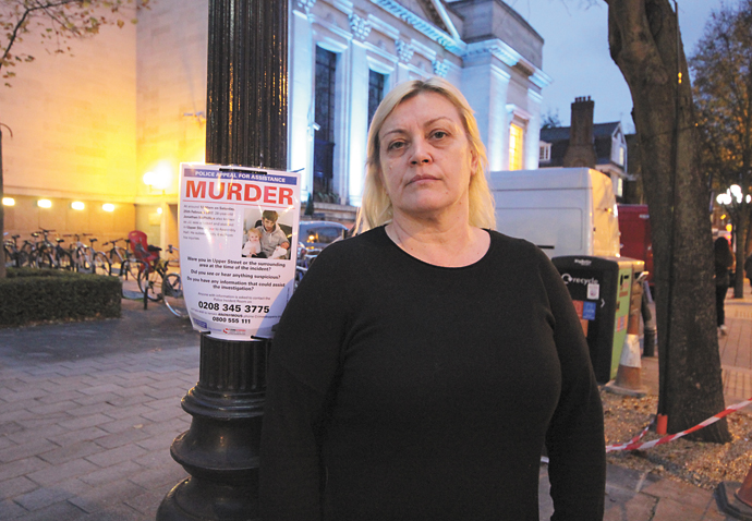 Unsolved knife murder victim’s mum asks: Can the police cope? Michelle McPhillips at the scene of the stabbing