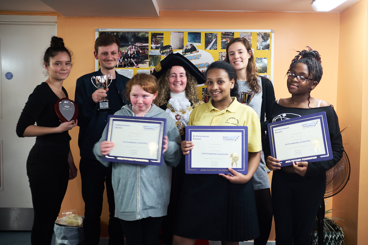 Awards for hardworking youngsters at Prospex youth charity Prospex Charity
