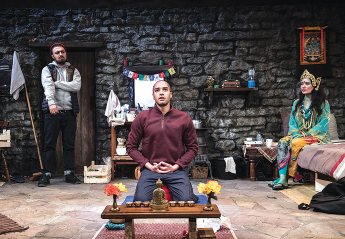 Samuel Anderson in THE RETREAT. Photo Credit Craig Sugden