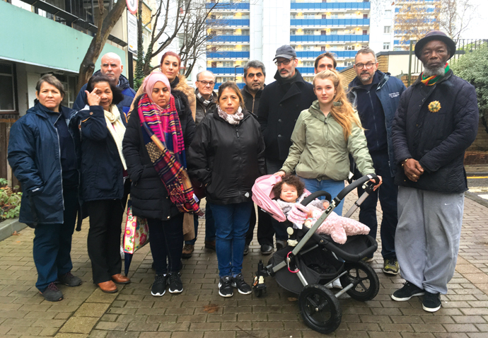 Brunswick Close estate residents