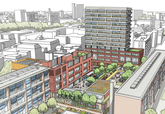 Architect in residence has designs on estate Golden Lane estate artist impression