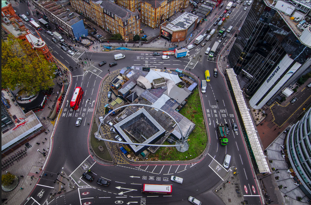 Plans sought in a roundabout way for Old Street Old Street Roundabout current